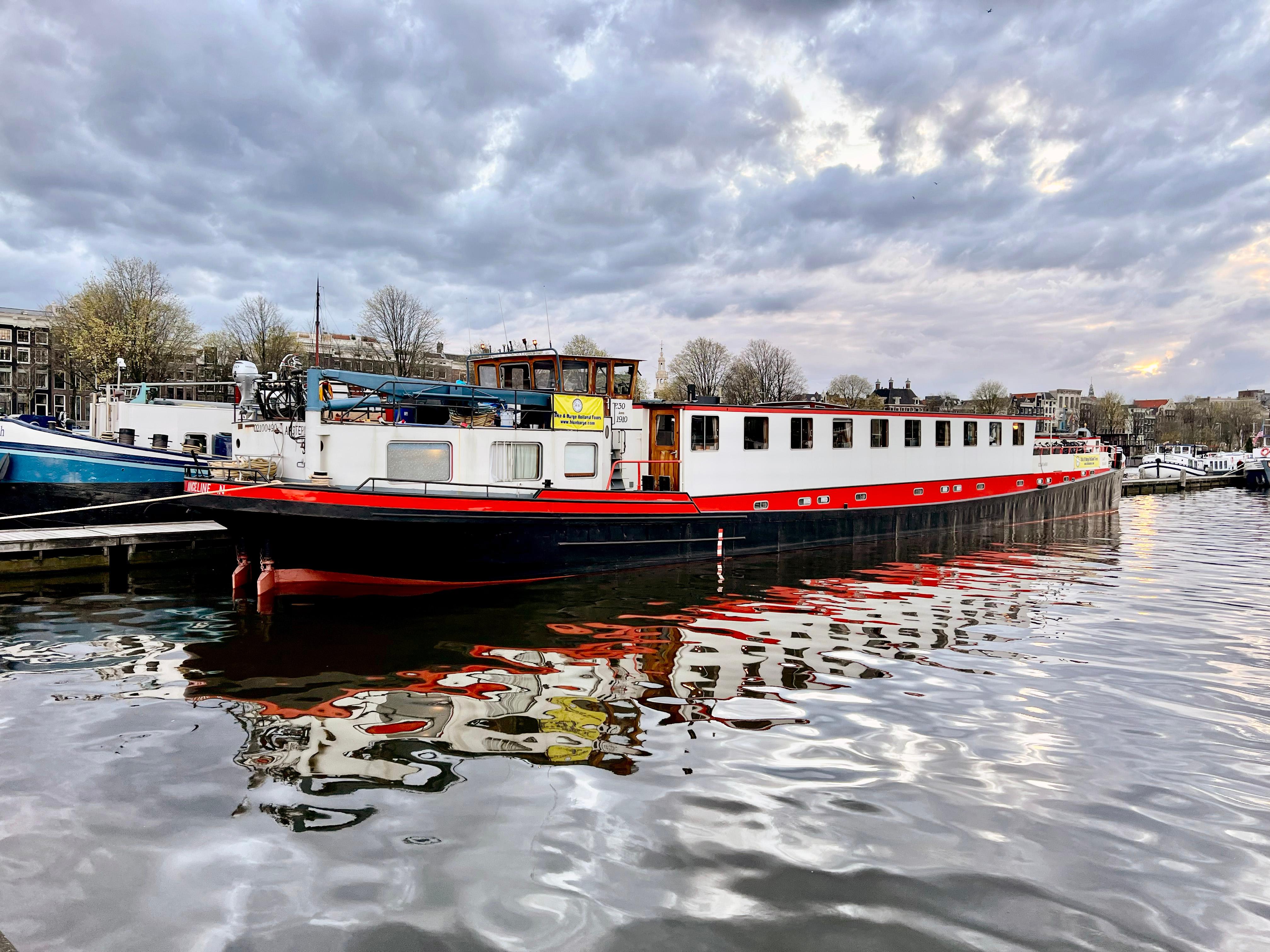 The ubiquitous river boats within walking distance