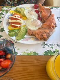 Salmon and Avocado Breakfast