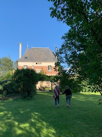 Härlig trädgård