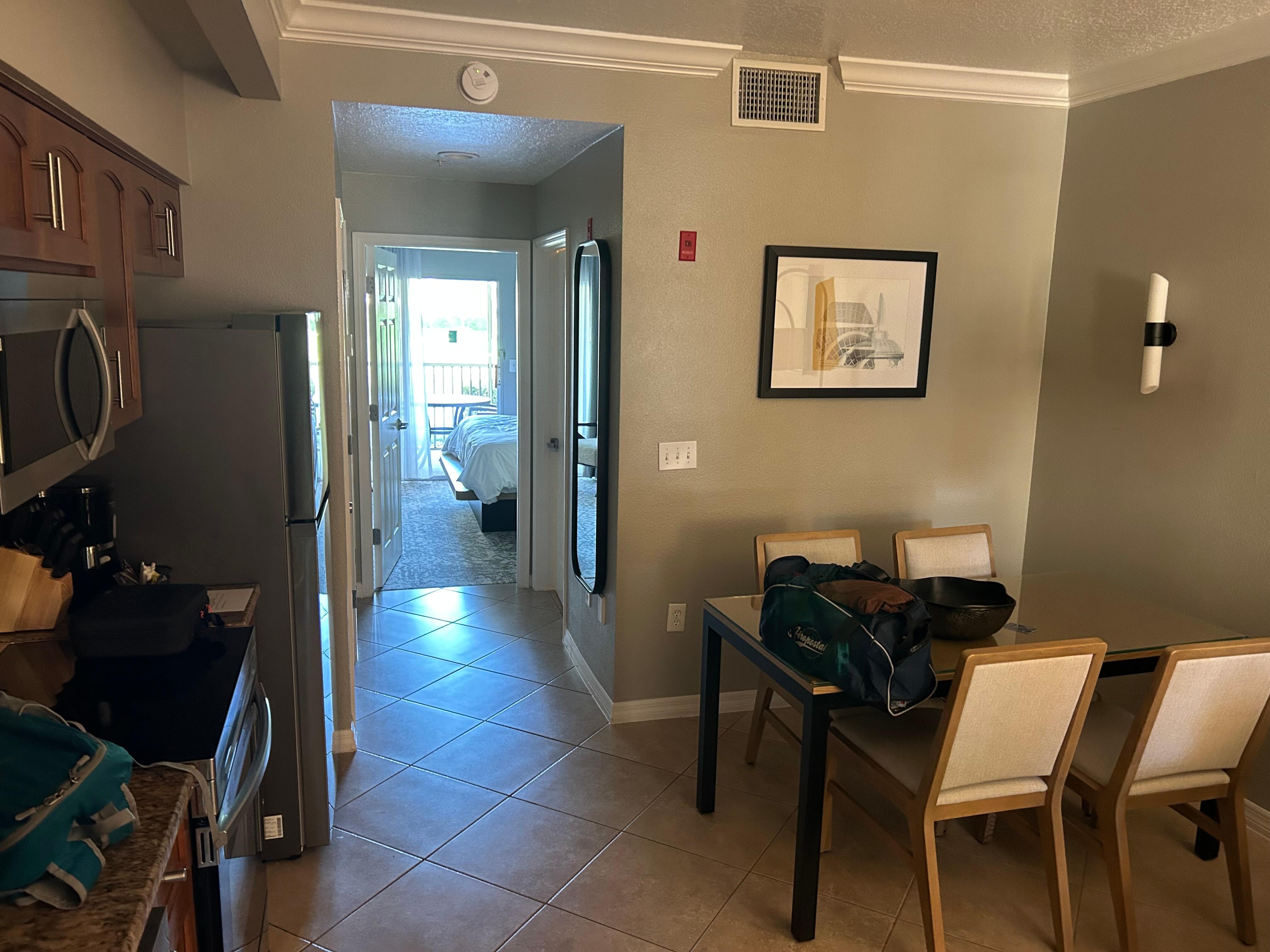 Inside the one bedroom