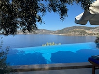 From the infinity pool