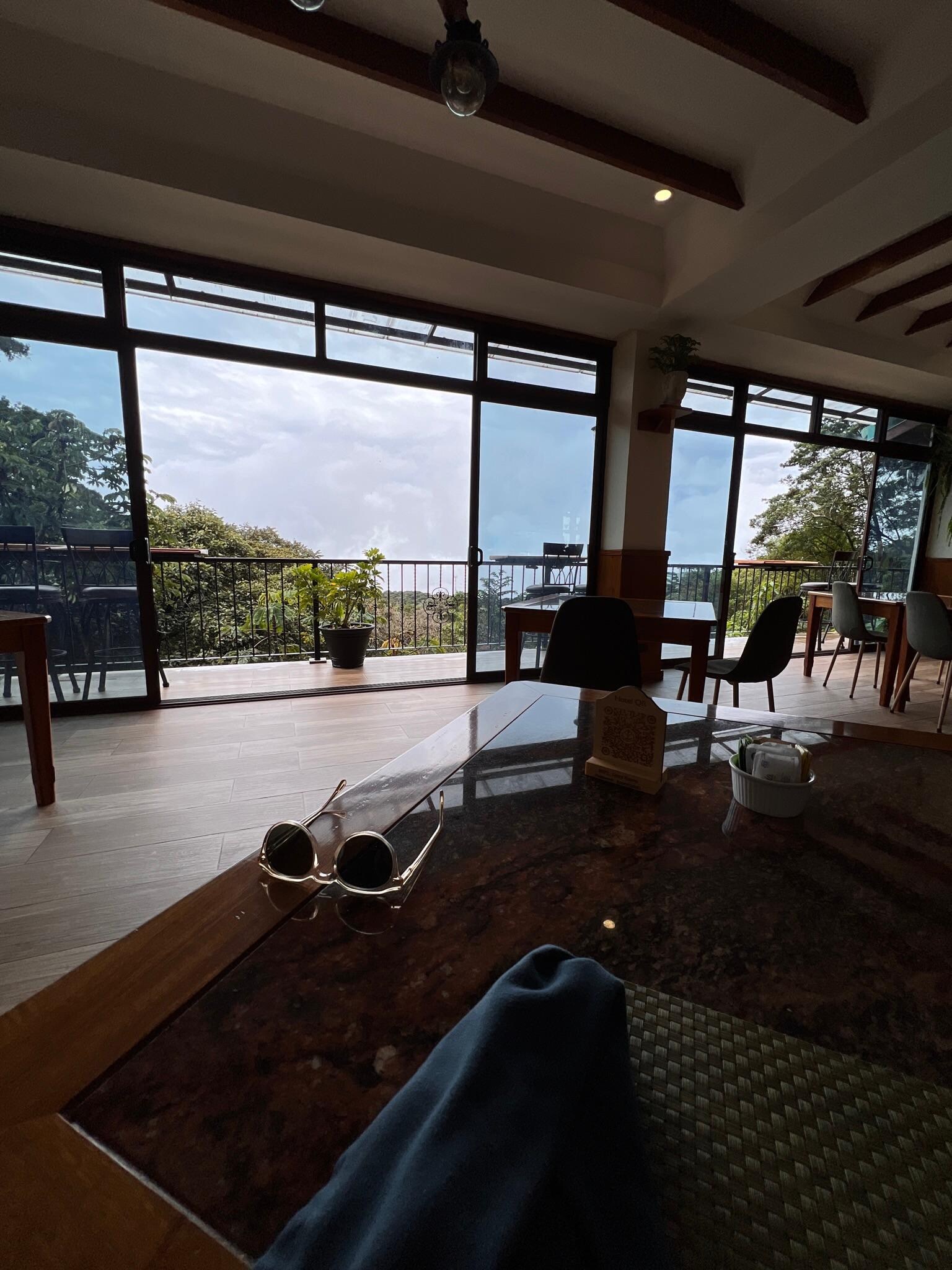 View from the restaurant 