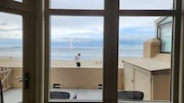 View of patio from room
