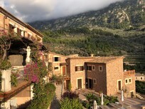 Udsigten fra vores private terrasse