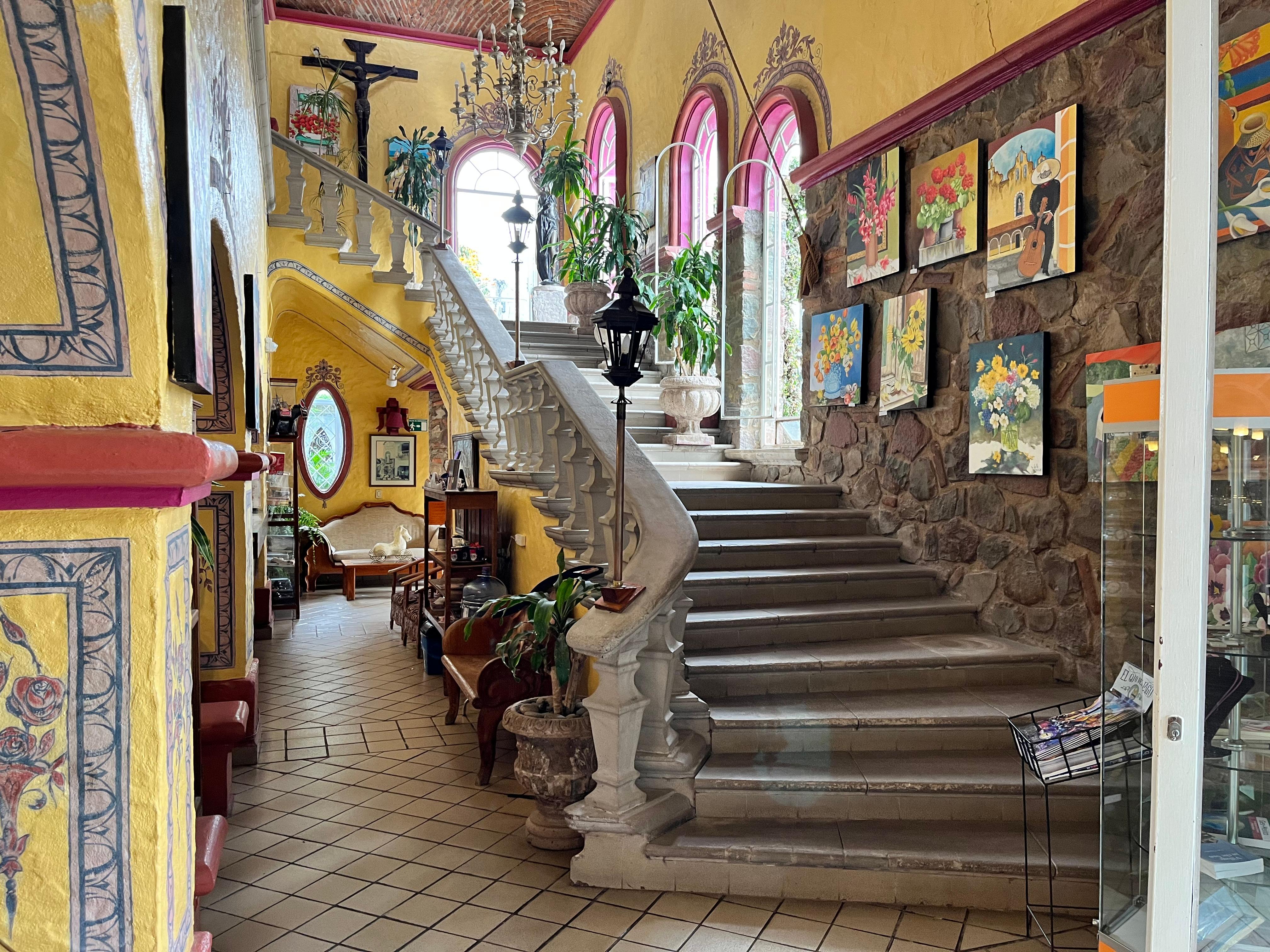 Stairs to the First Floor rooms. 