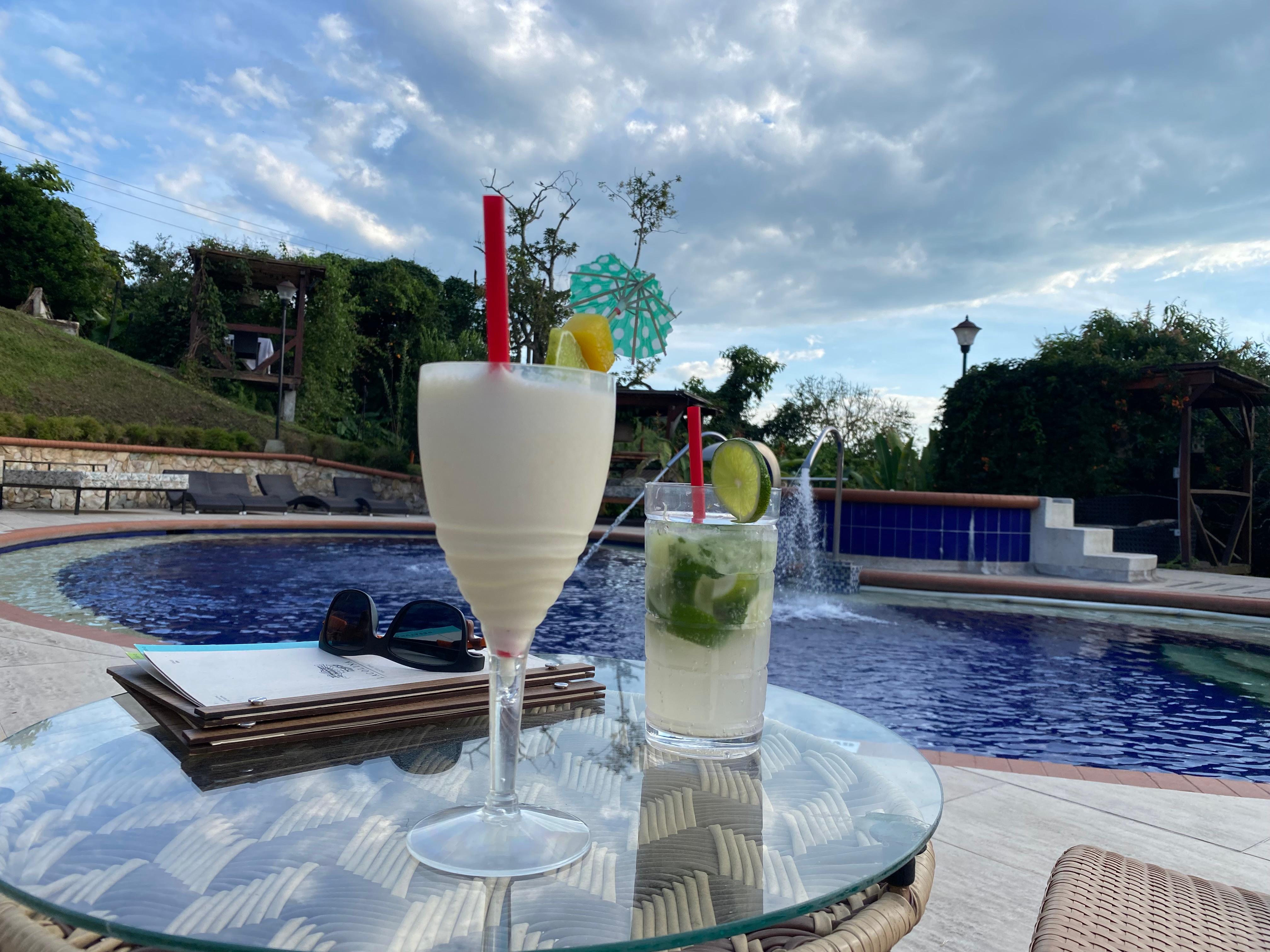 Cocktails by the pool