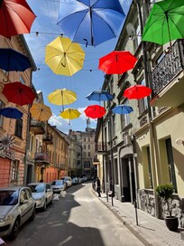 Gaden hvor hotellet ligger