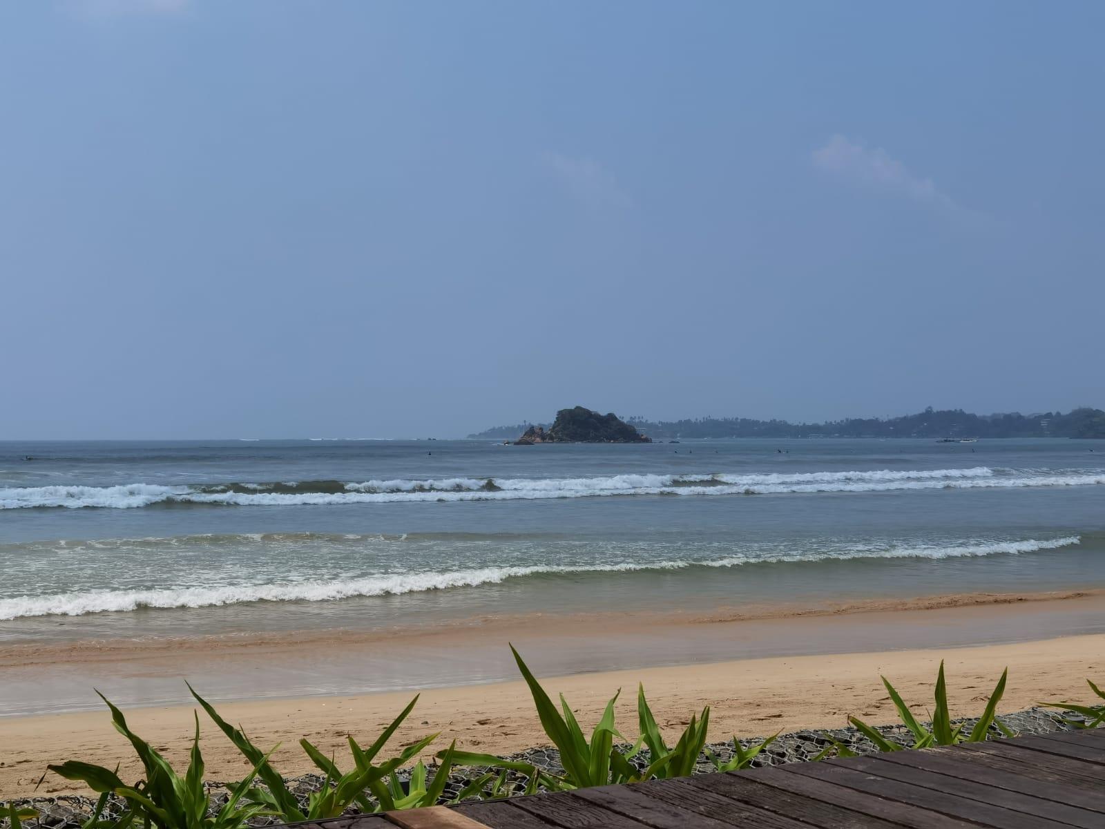 View on Ocean from sunbed.