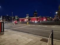 Ausblick vom Hoteleingang