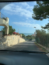 Strada per l’hotel