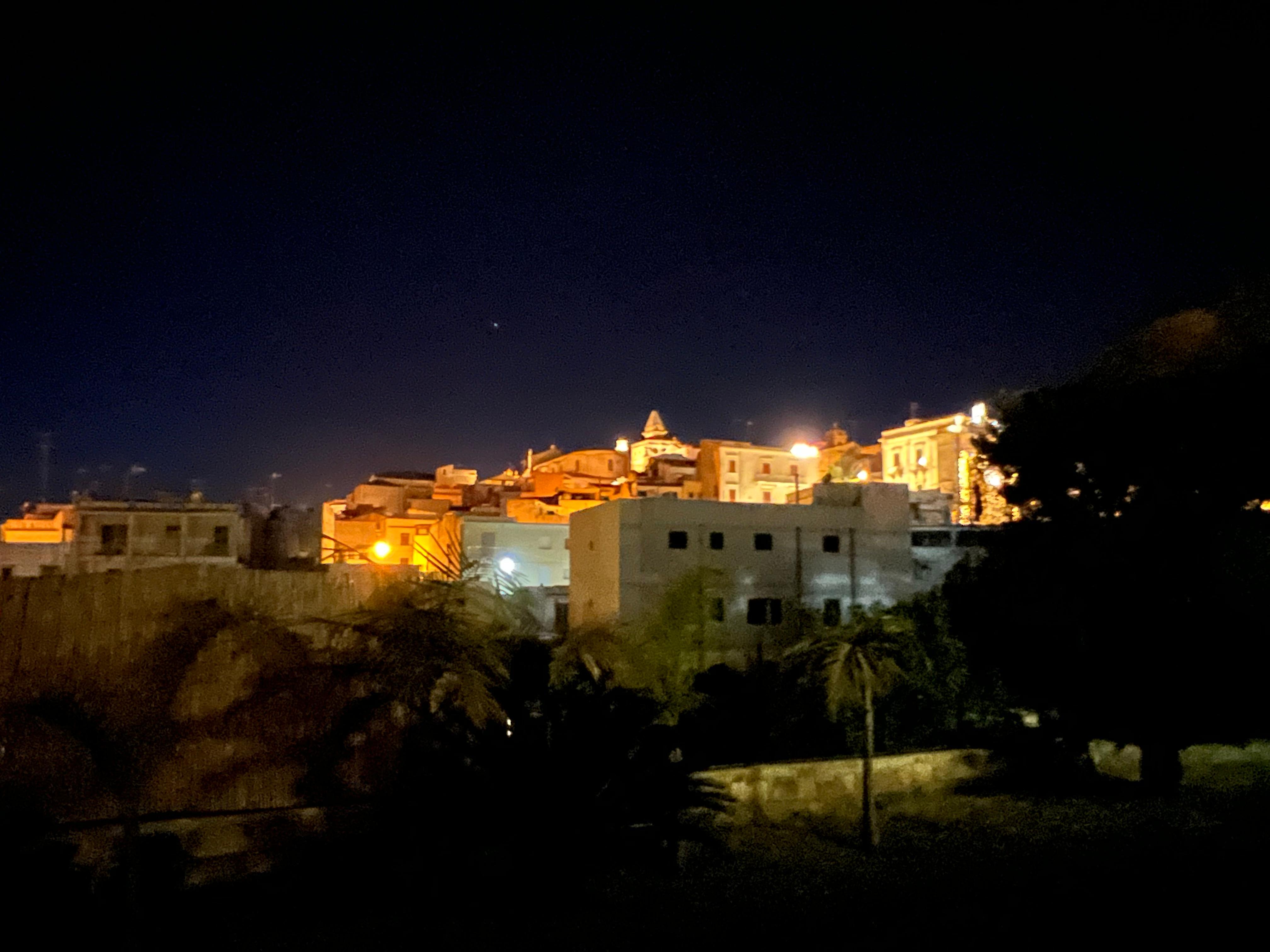 Sicht vom Balkon auf die Altstadt