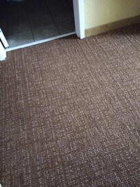 There was an odor in the carpet, maybe get tile that look like hardwood.