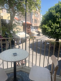 Room balcony.