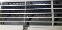 Spots of dust or mold at the a/c vents.