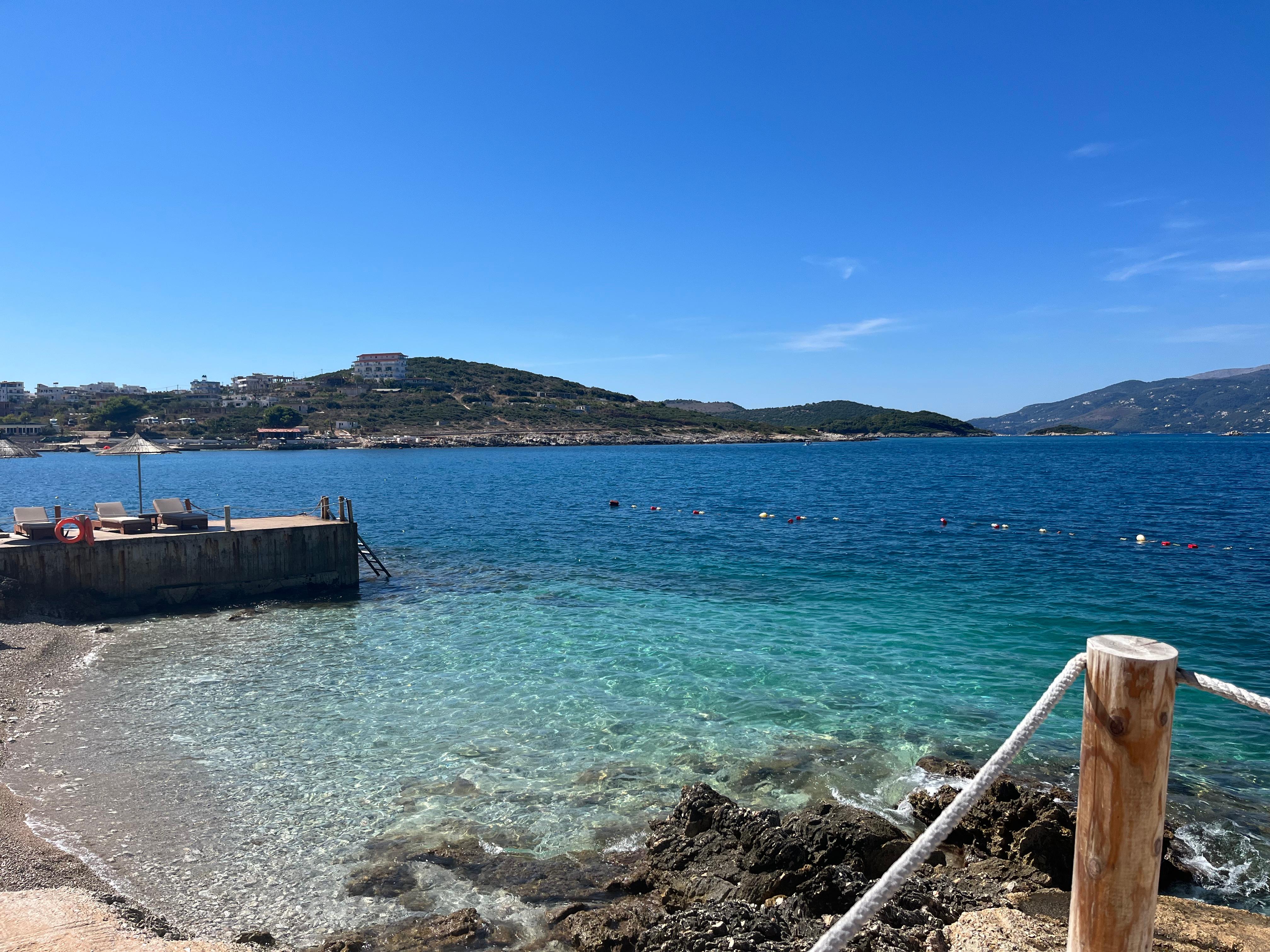 Amazing water and view at private beach 