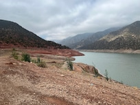The lake in Ouirgane village