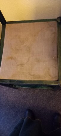 La seule et unique chaise pour donner une idée . Même pas oser m asseoir