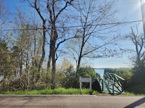 The bridge to the private water access