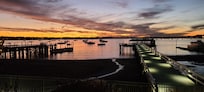 Sunset from the hotel deck