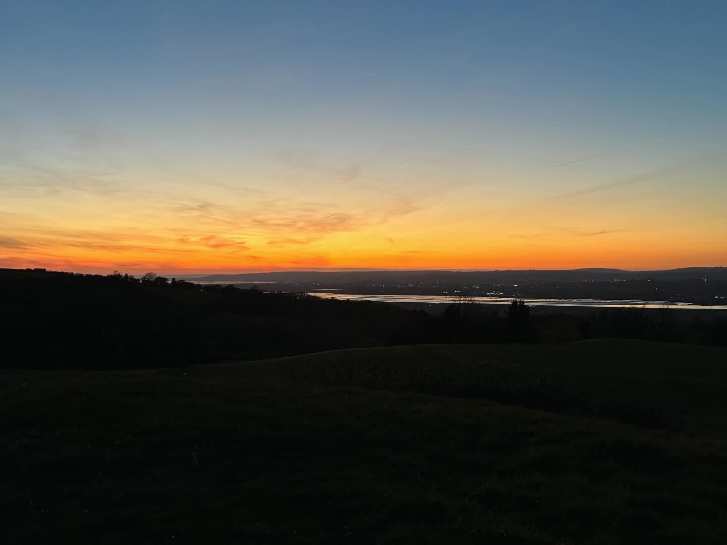 Sunset from car park 