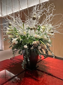 Lovely arrangement greets guests at ground floor