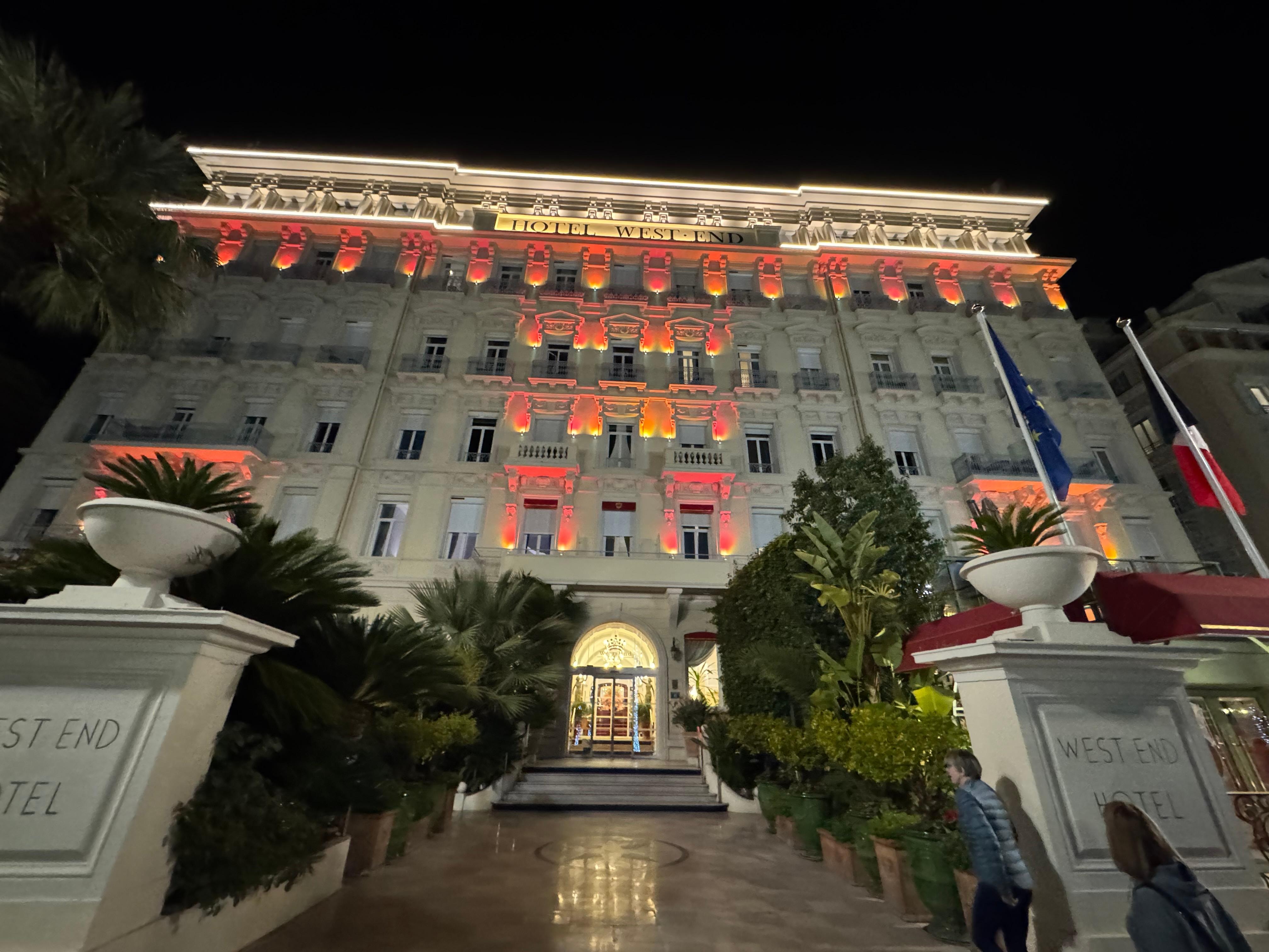 Hotel at night