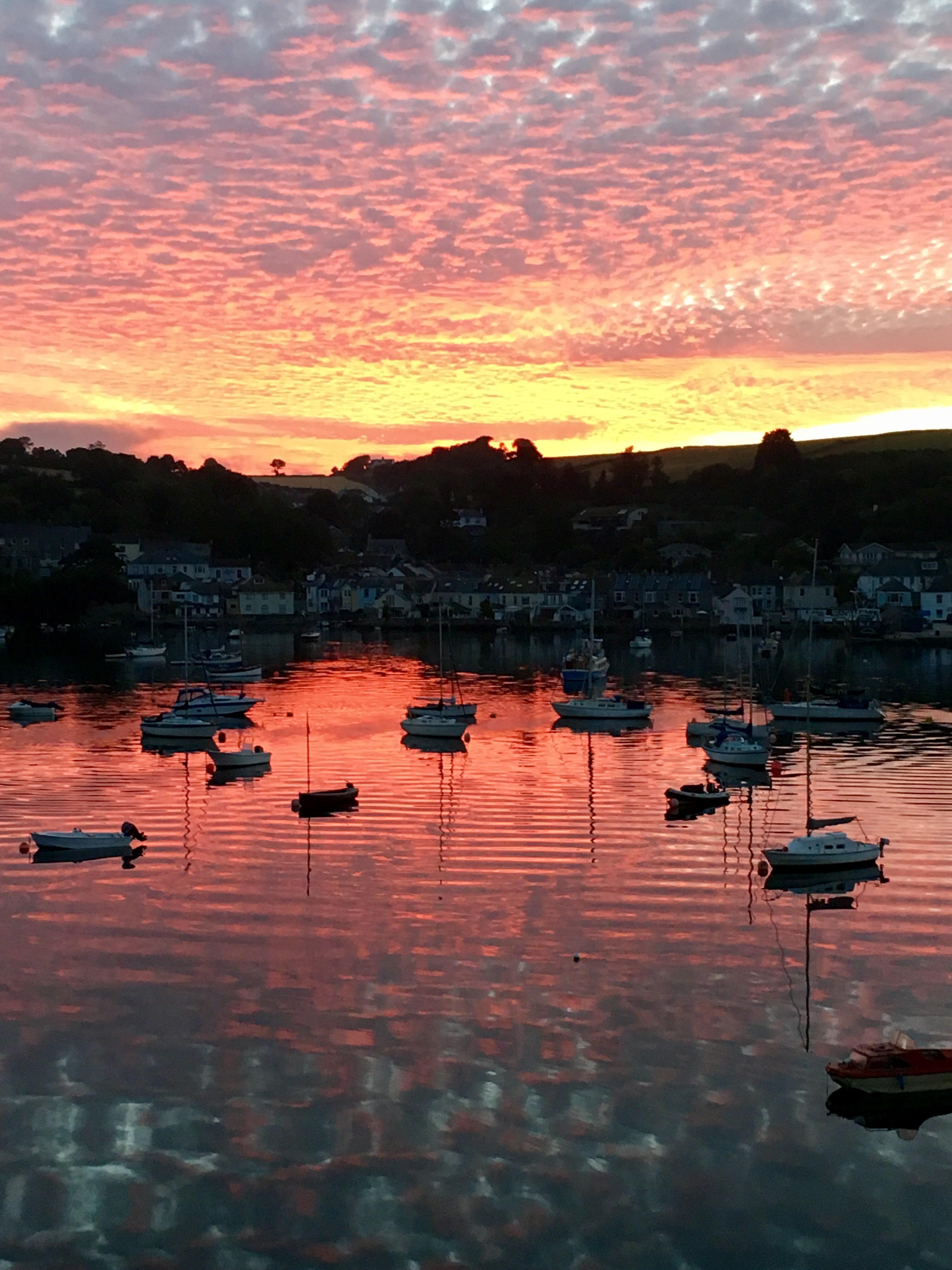 Sunrise outside Room 227