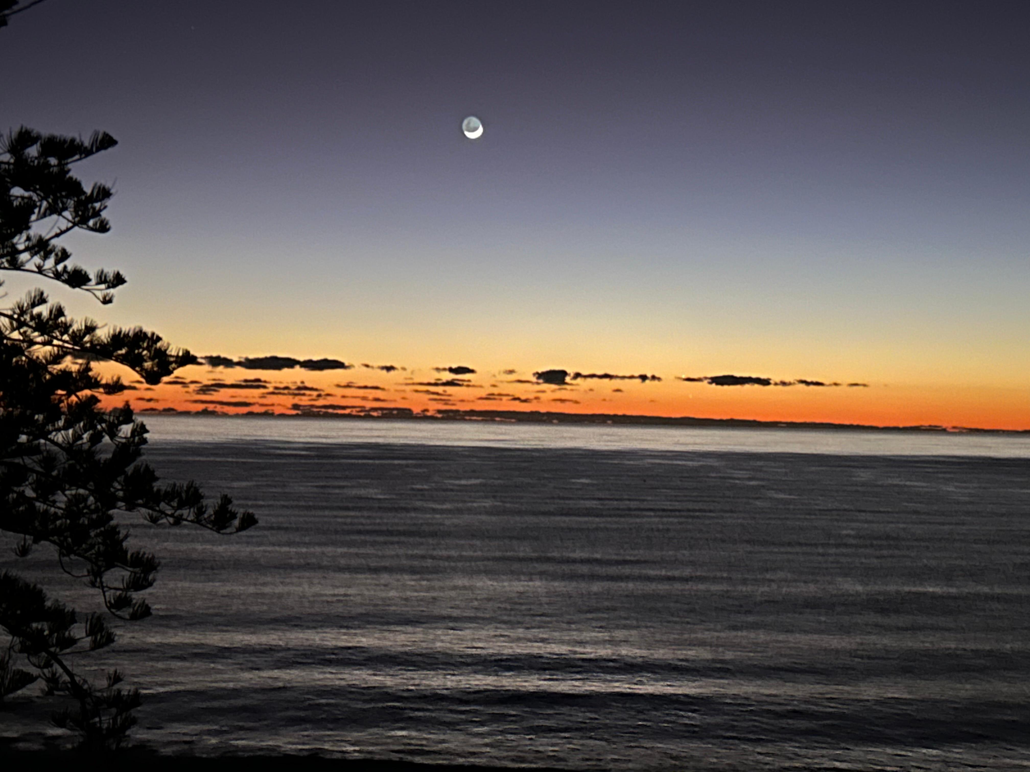 mars in the morning sky