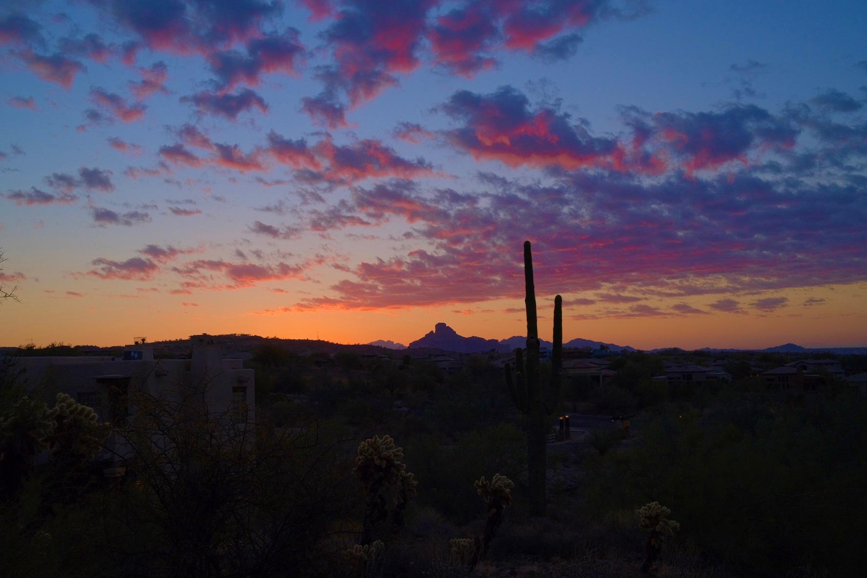 Second Morning Sunrise (view from our balcony)