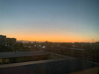 The view from the hotel