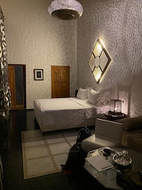Bedroom towards bathroom