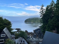 Morning view from our room