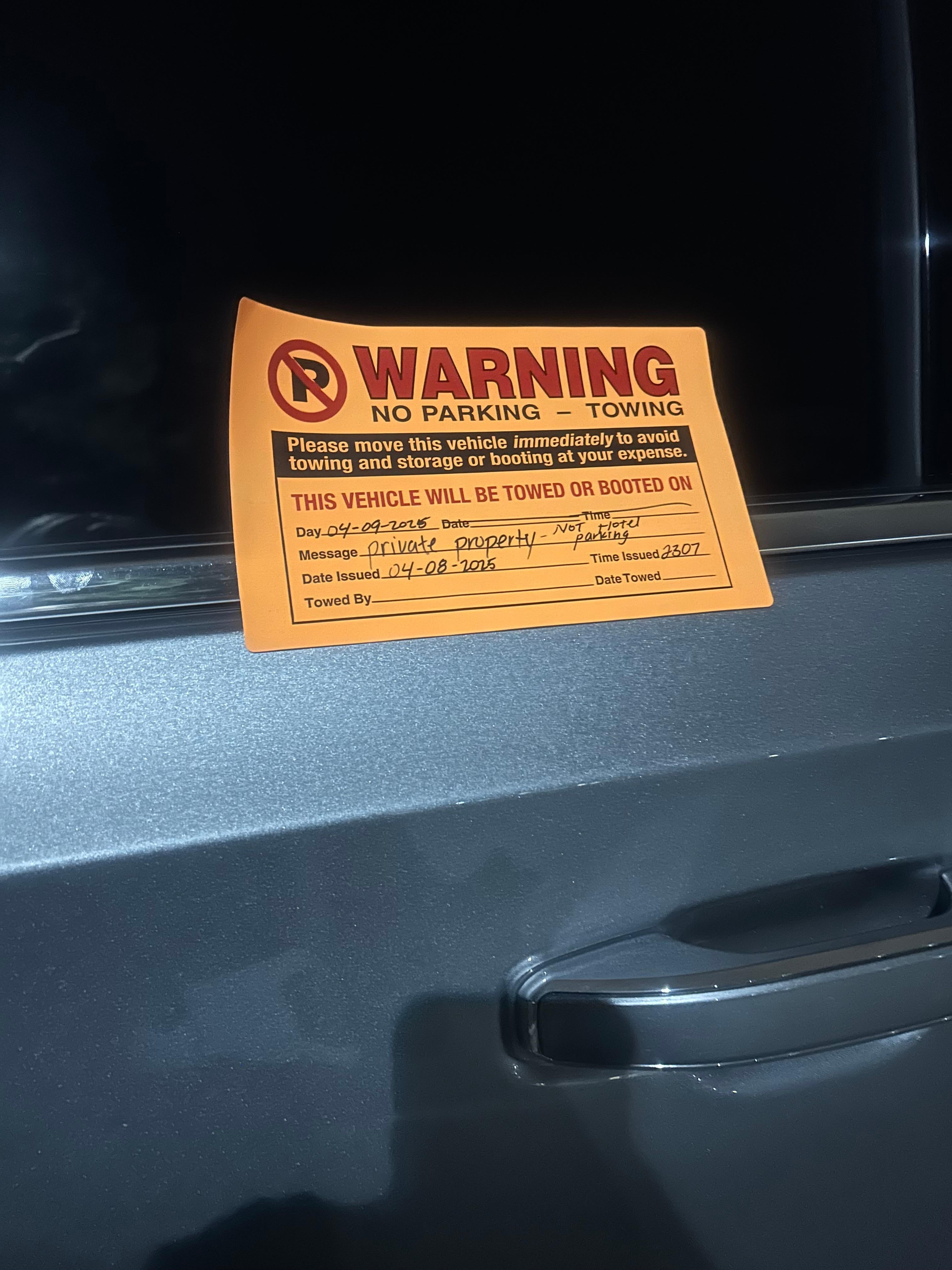Unfortunately but not surprisingly this is the only photo in or around the hotel I took during our stay. Don’t park across the street.