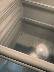 Unclean fridge
