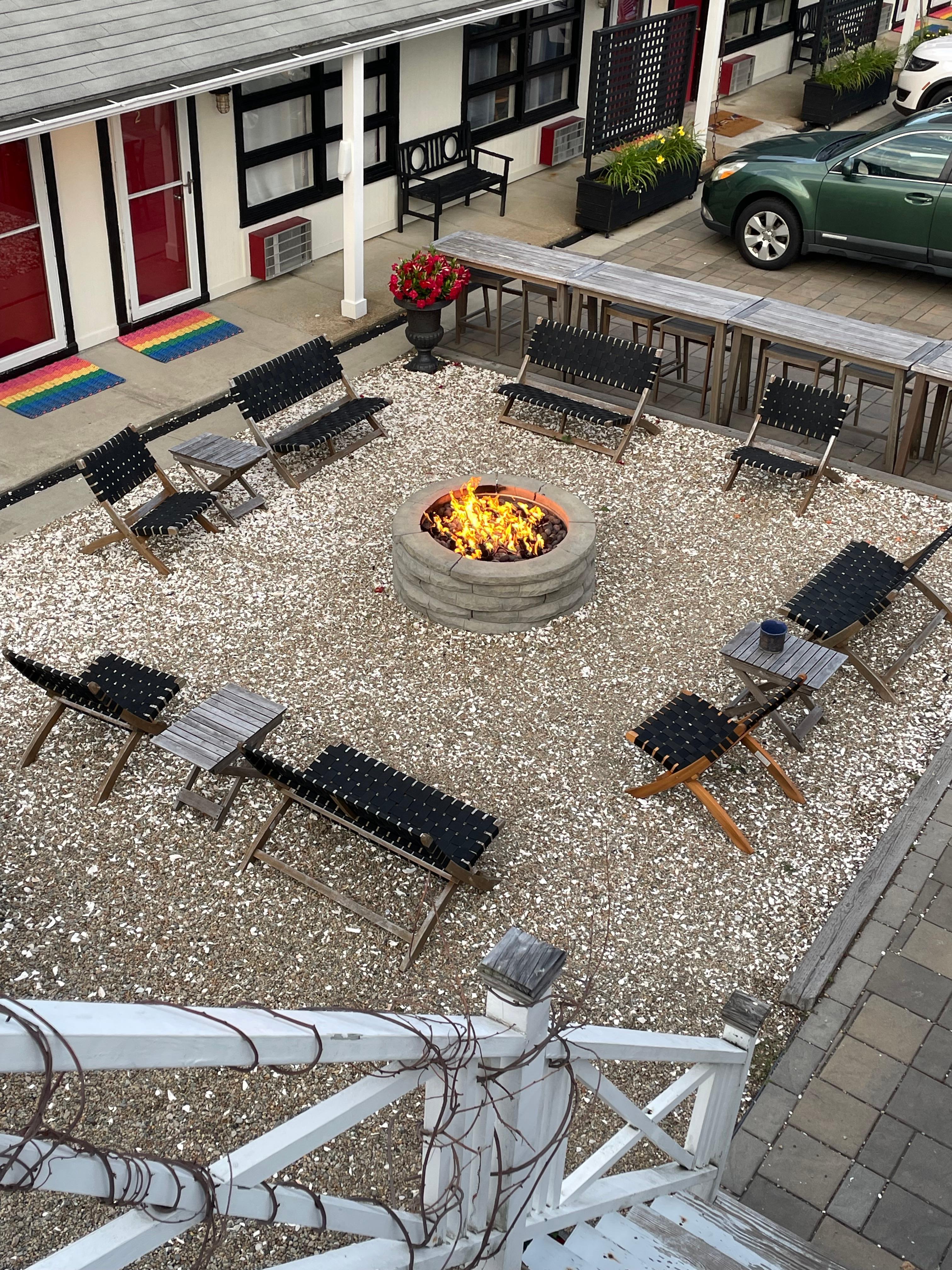 The fire pit