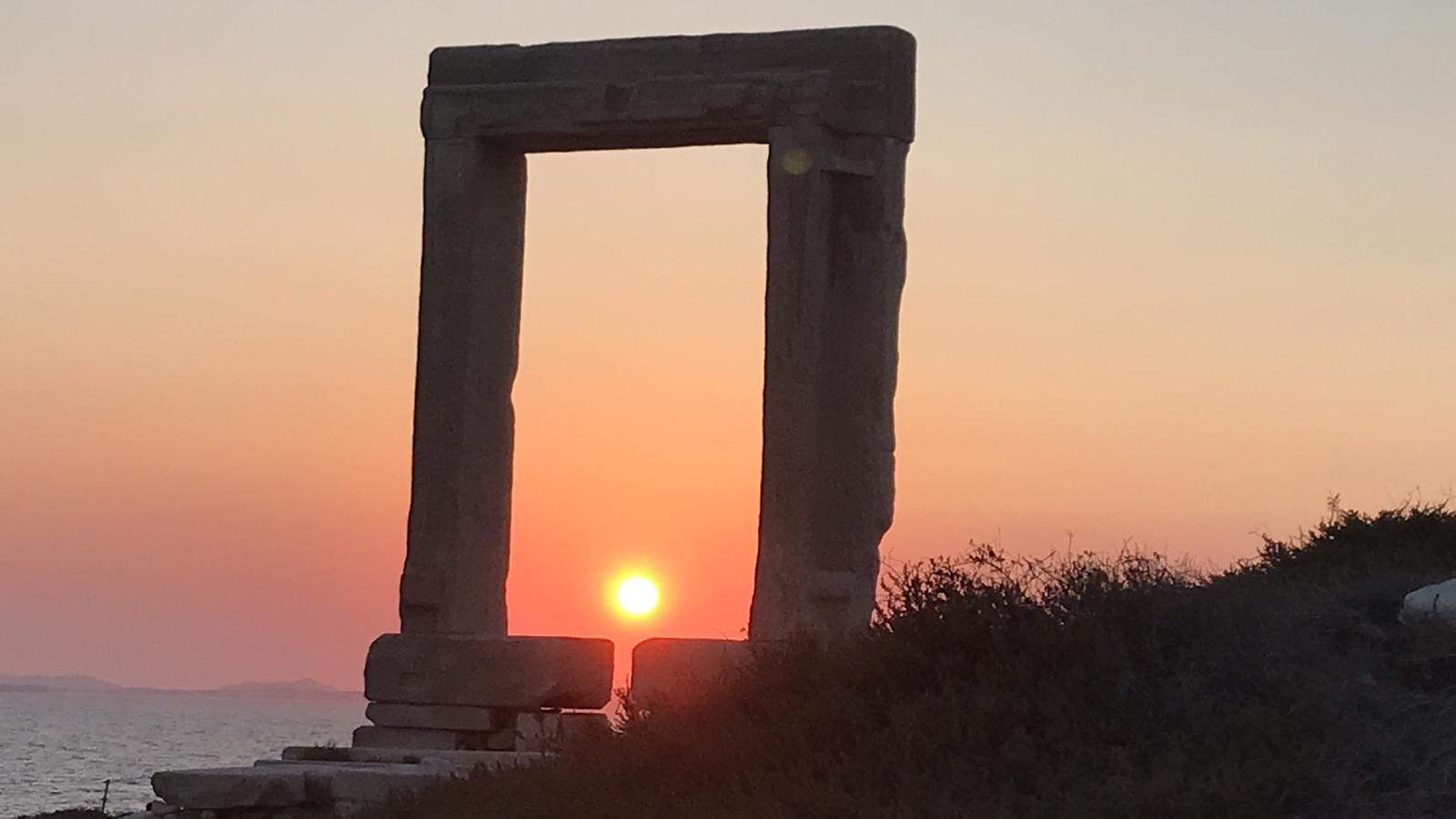 L’emblématique porte d’Apollon de Naxos! 