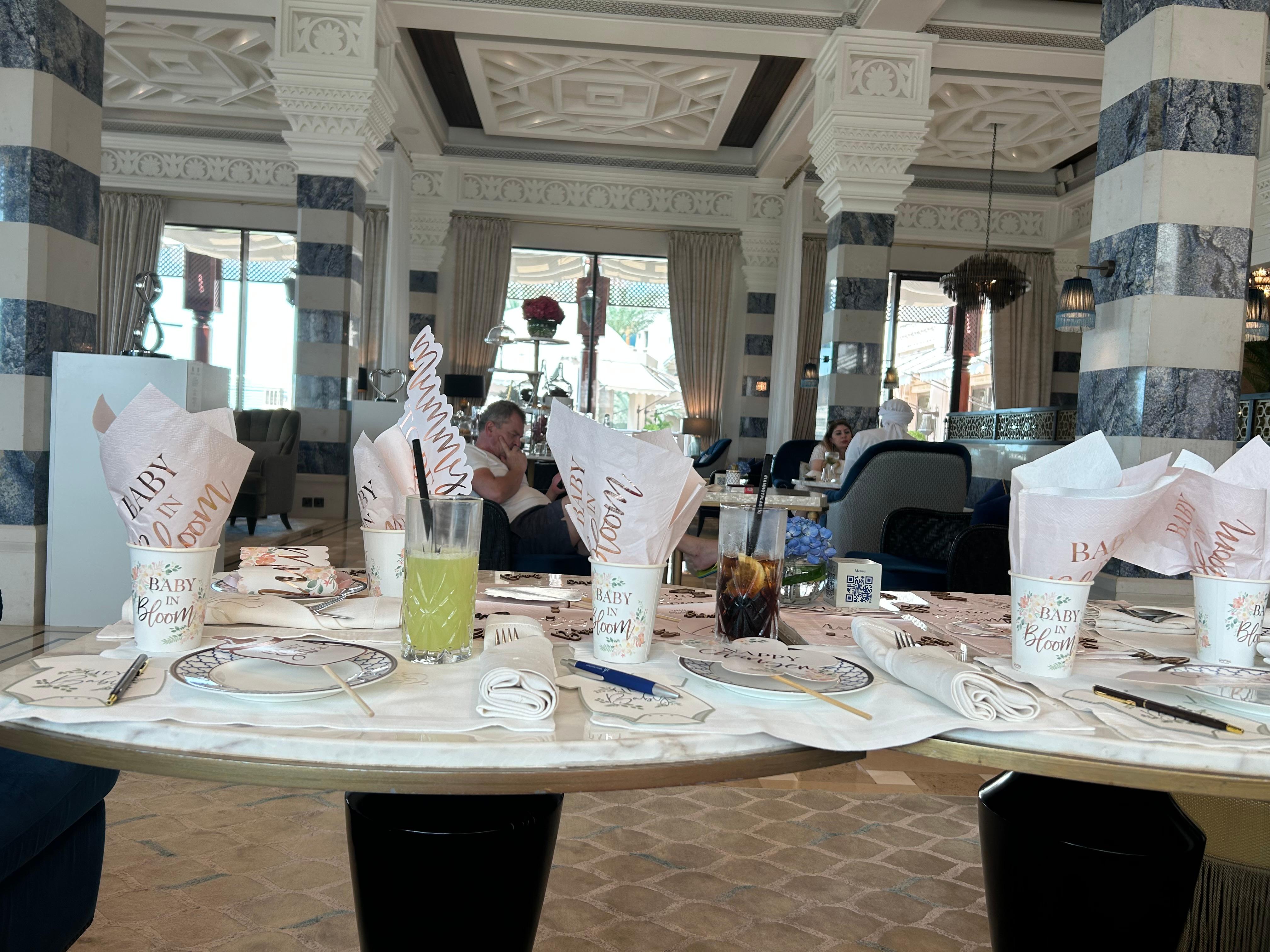 Baby shower at the Al Qasr 