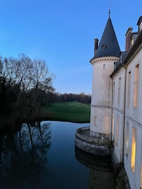 This is the view from the bathroom window