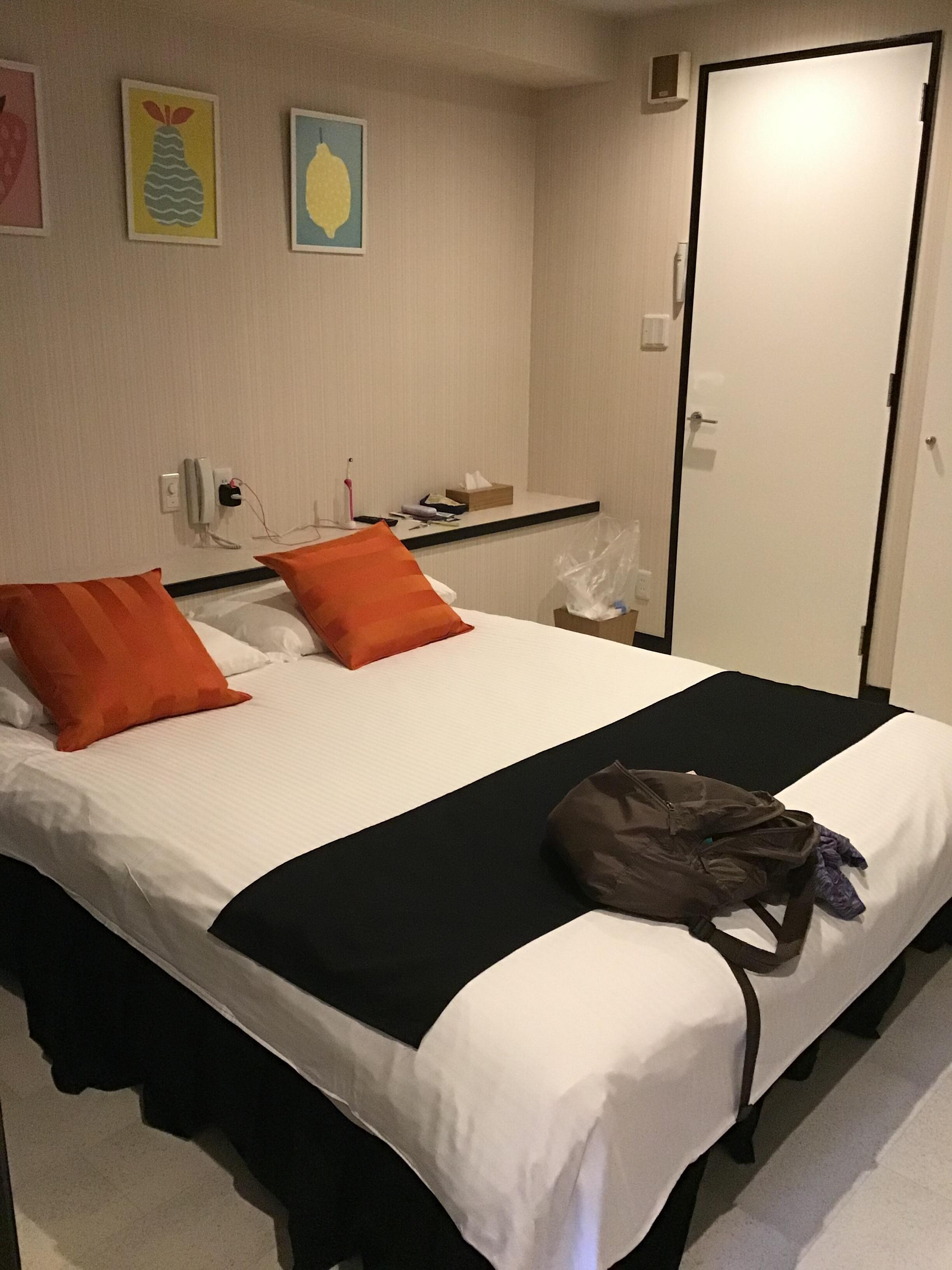 Our room was comfortable, and spotlessly clean