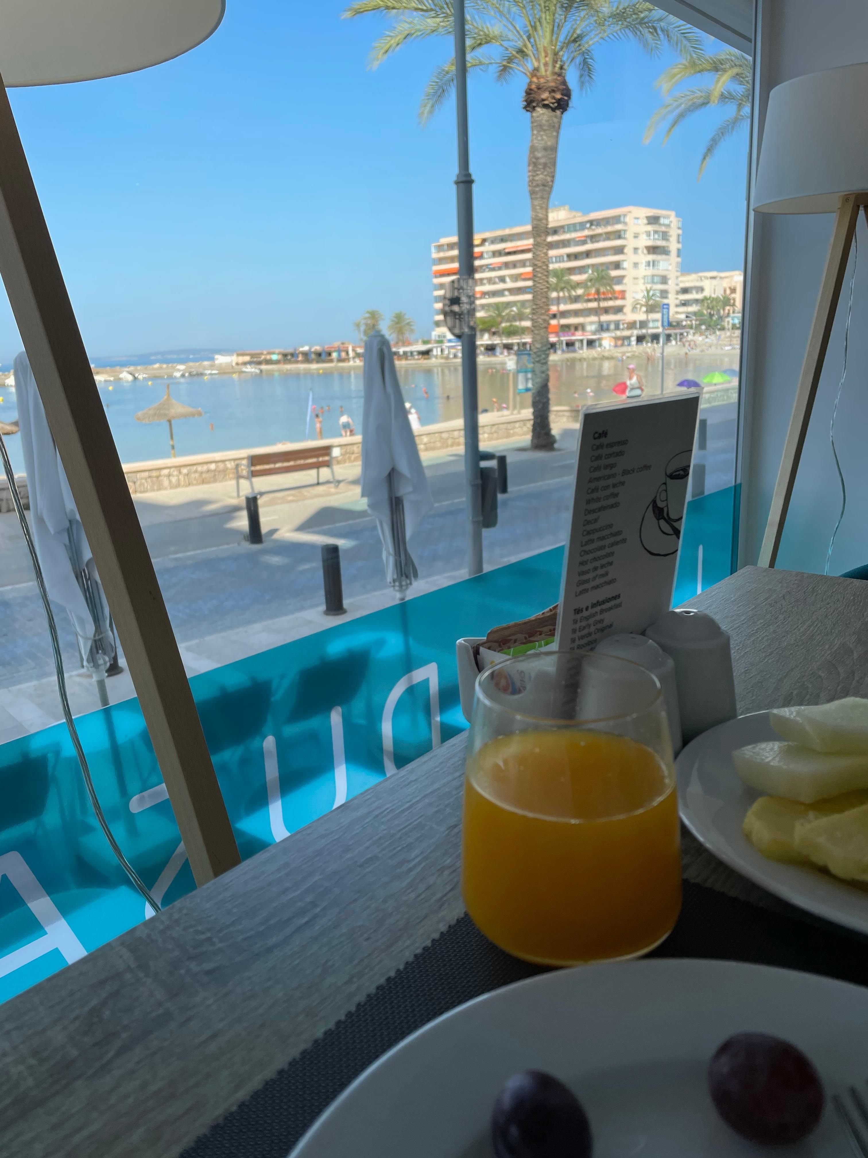 Breakfast with a view