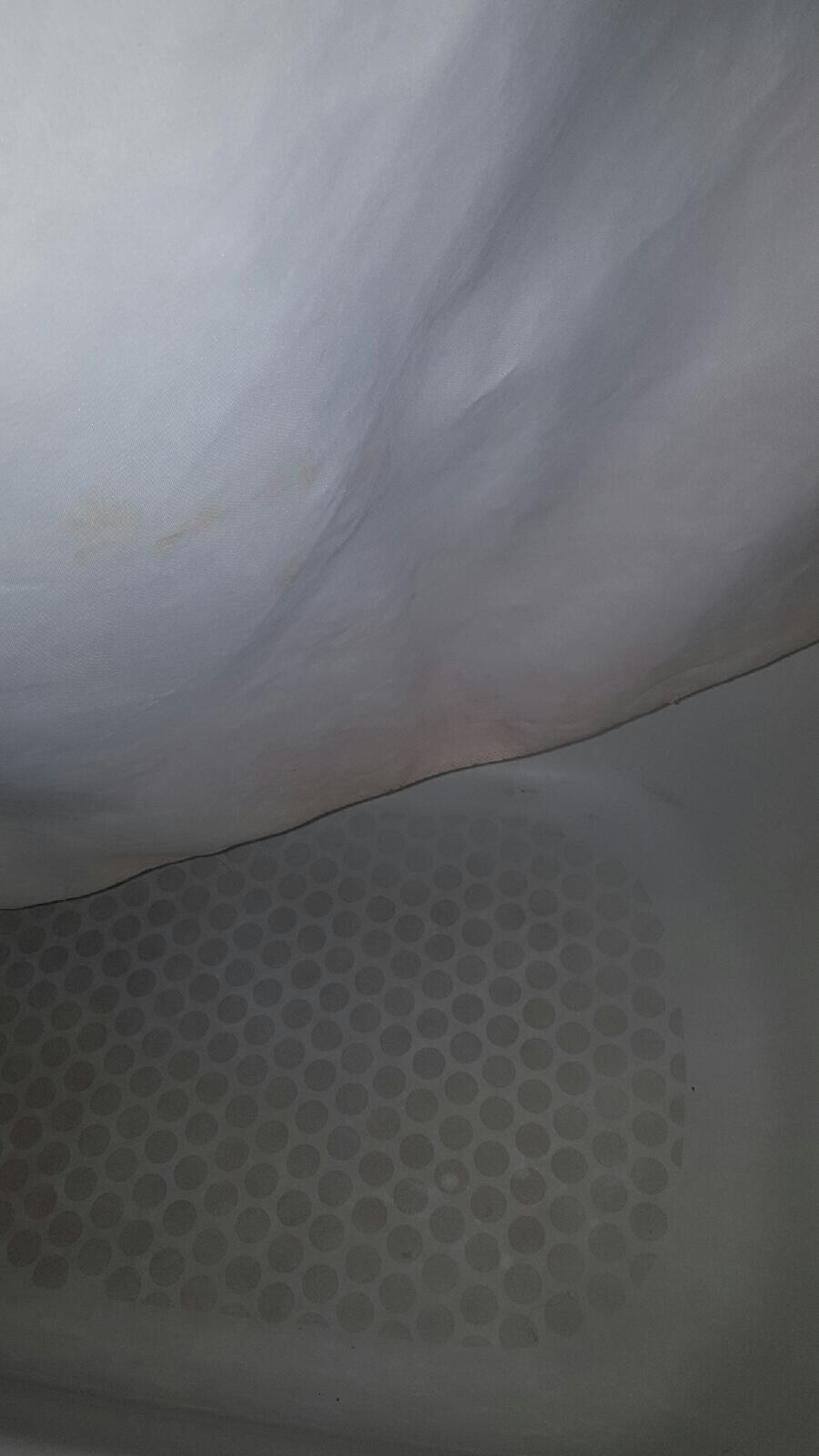 The sink and toilet area