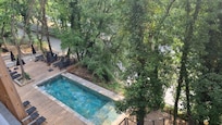 Outside pool