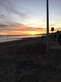 Sunset about 80 yards away from the hotel.