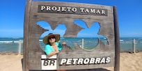 Perto do Projeto Tamar