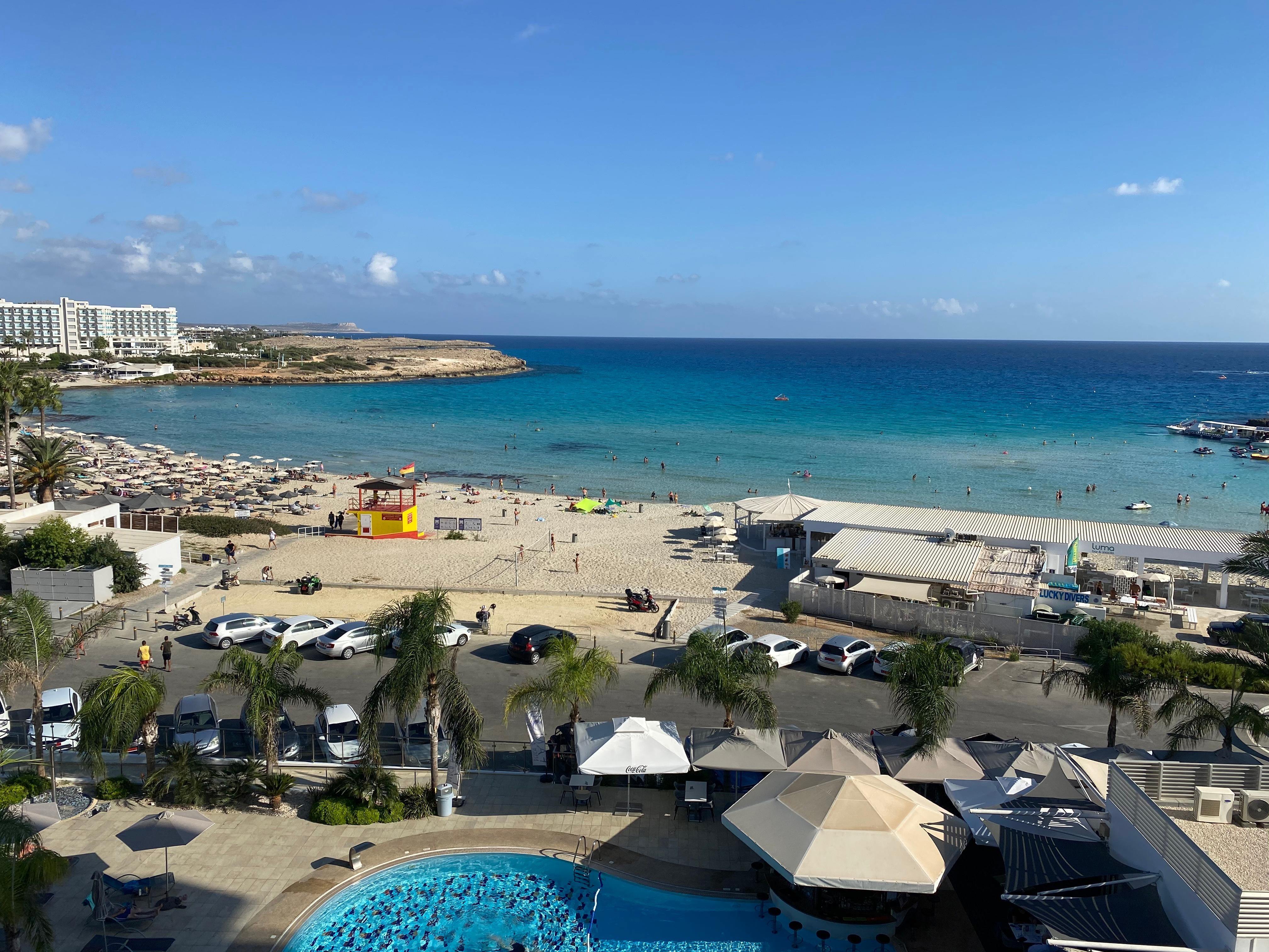 View from our room at the 3rd floor.