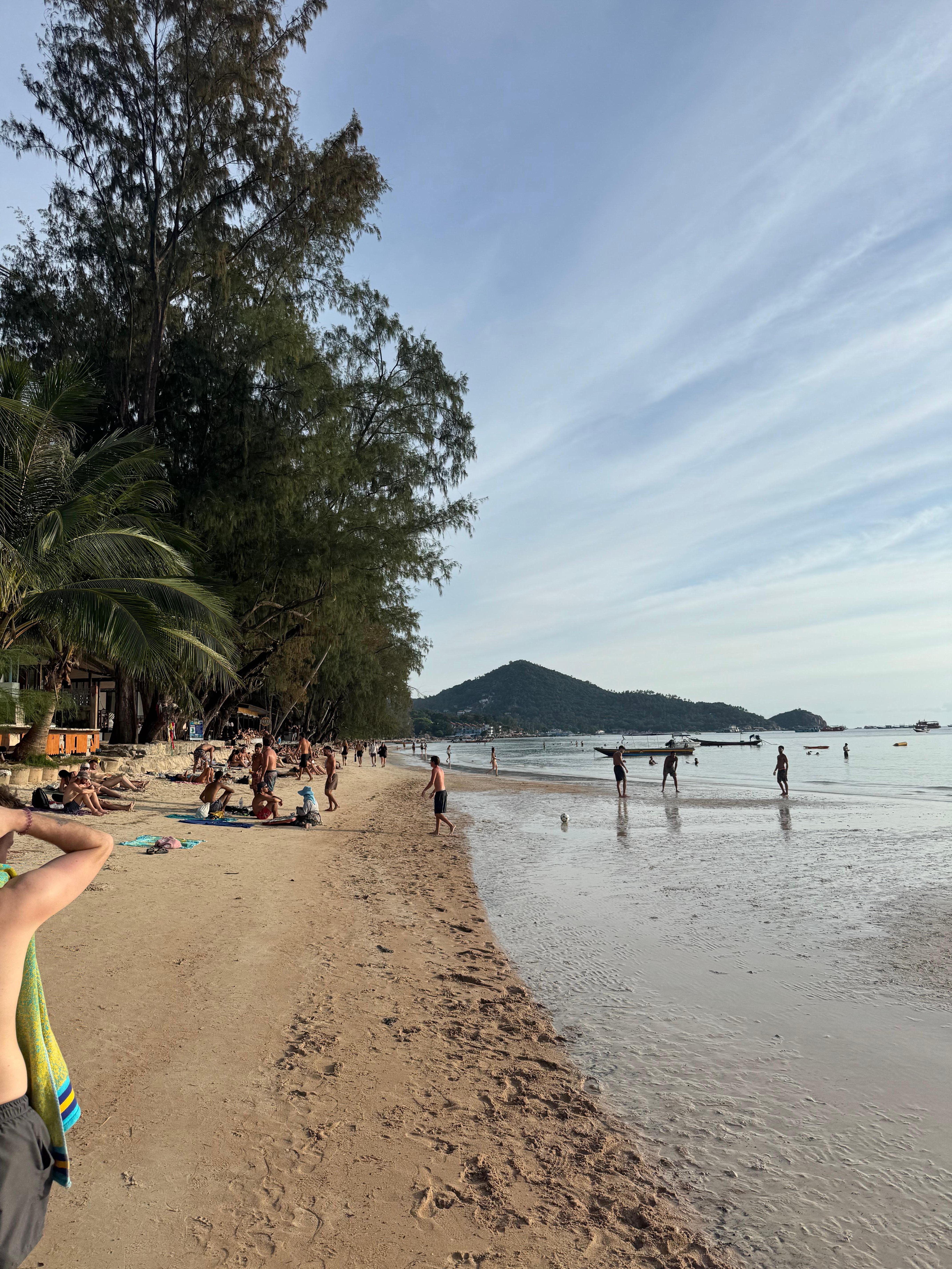 Plage en face de l’hôtel 