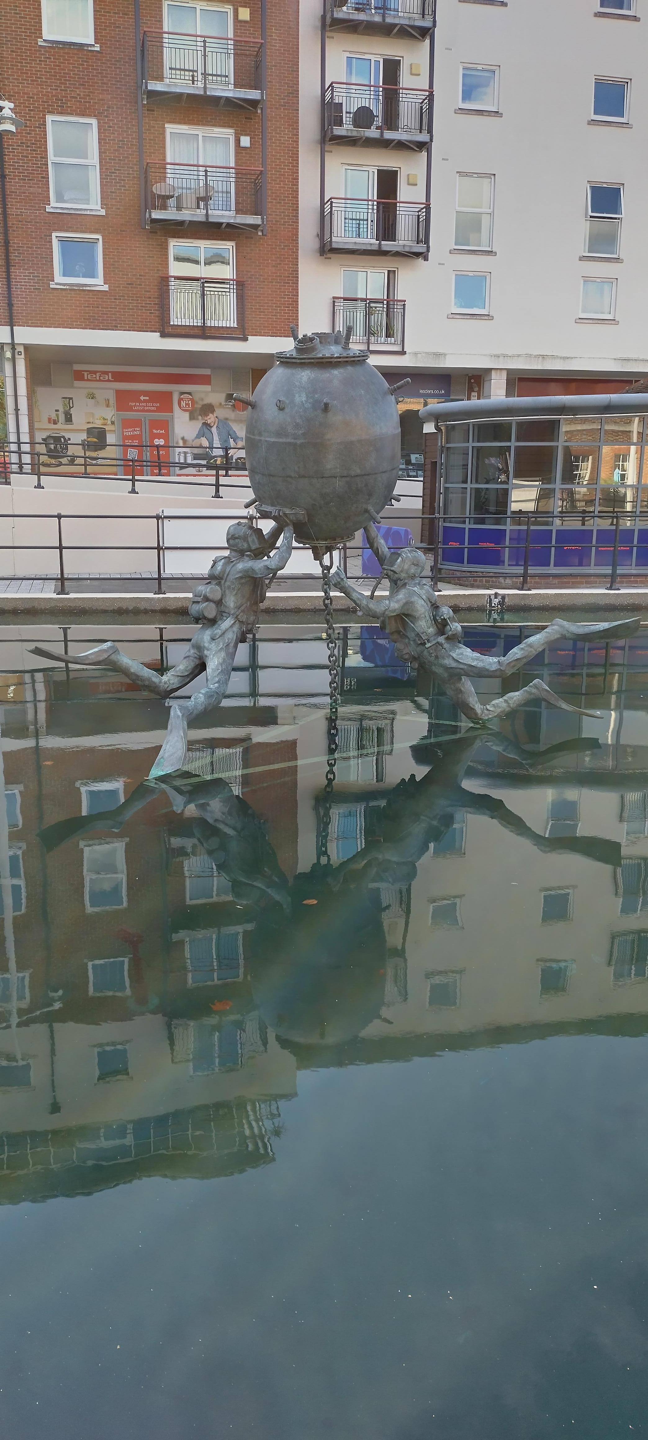 Day scene of Portsmouth harbour