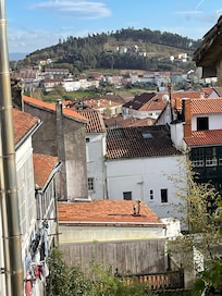 View of Santiago from bedroom window