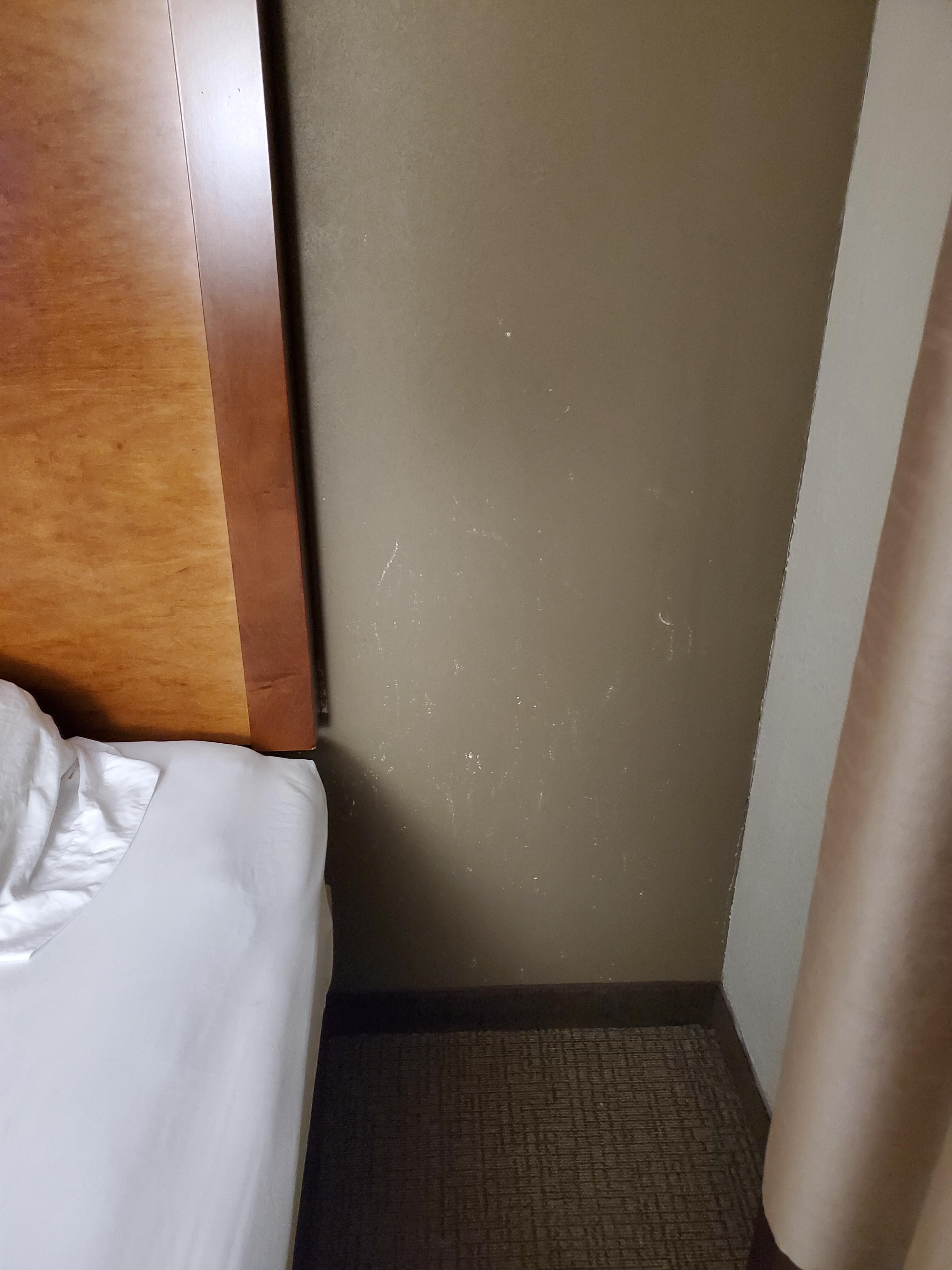 Dirty and stain wall