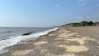 Beach only a few minutes walk away